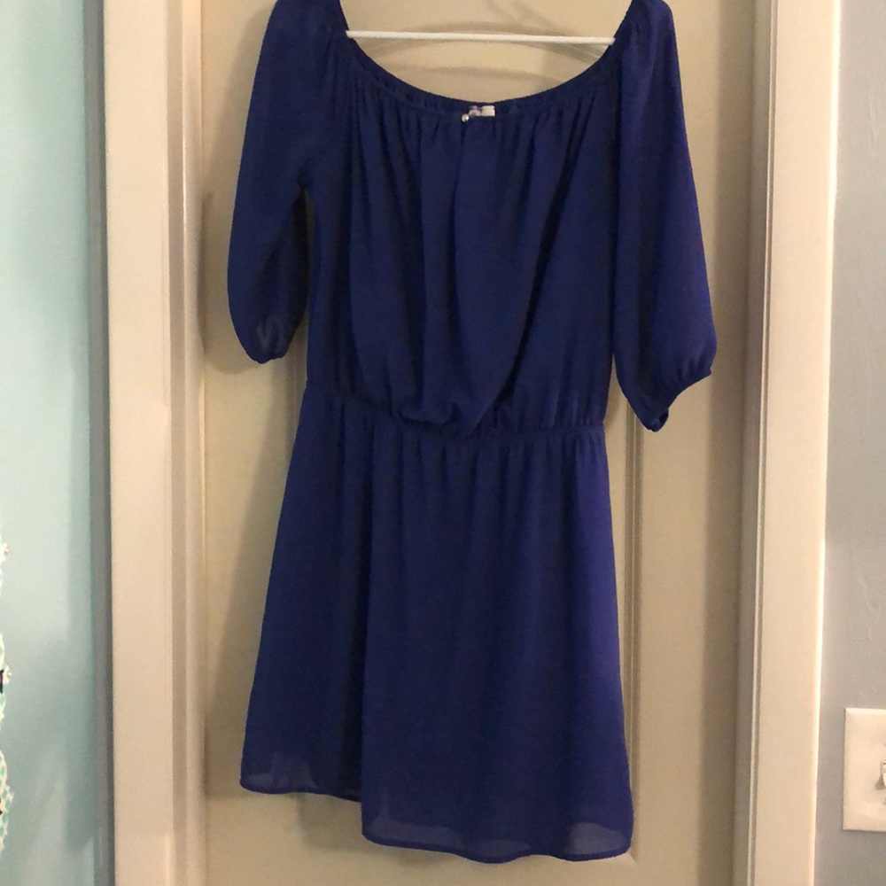 Blue-purple dress
